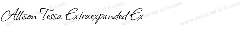 Allison Tessa Extraexpanded Extra字体转换